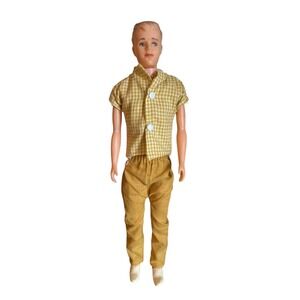 Vintage 1961 Ken Clone Andy Doll EEGEE EG Blonde Hair Original Outfit